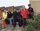 Hywel  supports local initiatives to improve the local environment. Here he is with Tidy Wales volunteers in the Aberavon ward