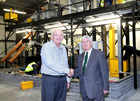 Hywel recently visited the Triple E Recycling company in Briton Ferry in his constiteuncy